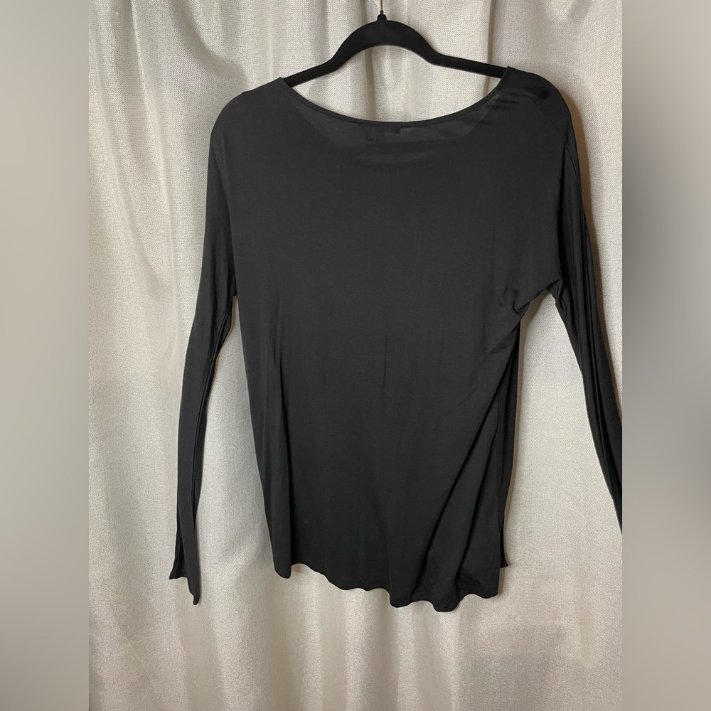 Vince Women’s Top Long Sleeve Black Small. - Picture 8 of 8